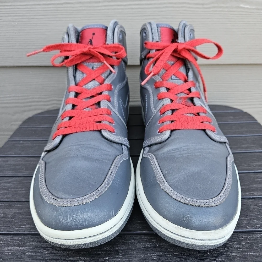 AIR JORDAN AJ1 KO GRAPHITE PREMIUM LEATHER SZ 10.5 DS 100% AUTHENTIC 503539 001